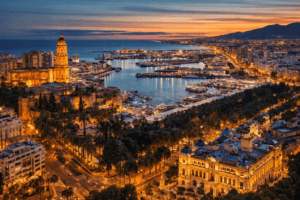 Málaga na Espanha